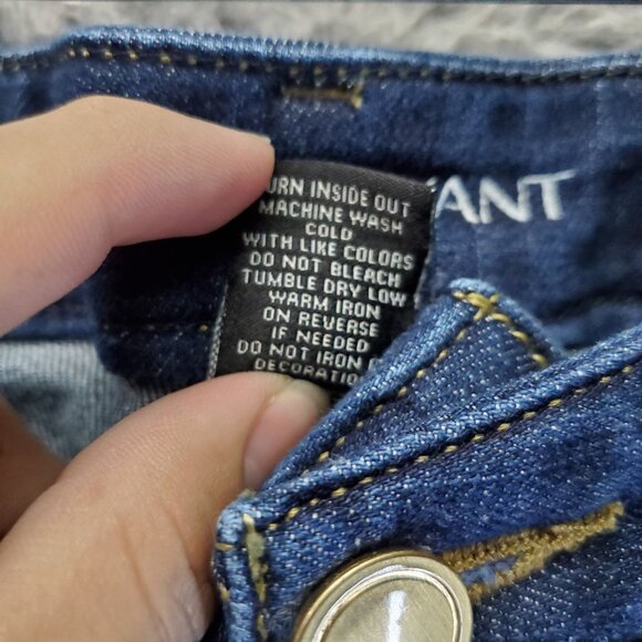 Lane Bryant Jeans Womens Size 16 Blue Denim Stretch Capri Classic Fit - Picture 4 of 13